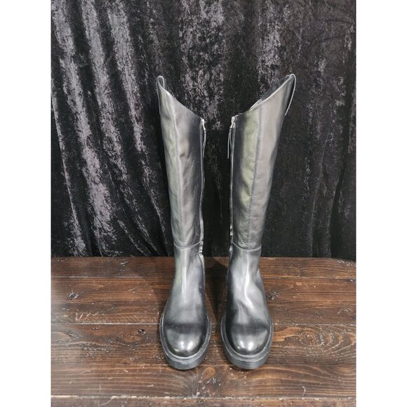 Sam Edelman Fable Black Leather Tall Boot/Sz 5.5M - Picture 5 of 8